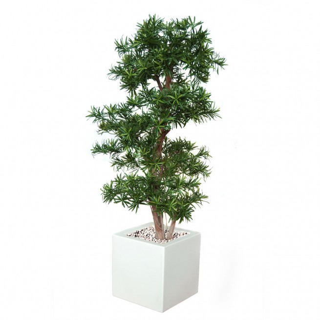 Planta semi-artificiala Ila, Podocarpus Multistep Green - 150 cm